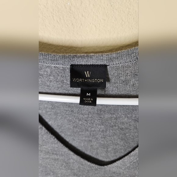 Worthington womens long sleeve dress size M - Picture 3 of 6